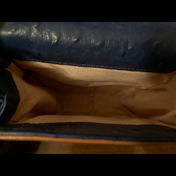 Vintage Zac Posen Stamped Leather Crossbody - Picture 7 of 9